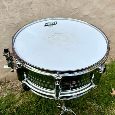 Vintage Yamaha SD-550MA Made In Japan Chrome Over Steel Snare Drum - 1980's image 7