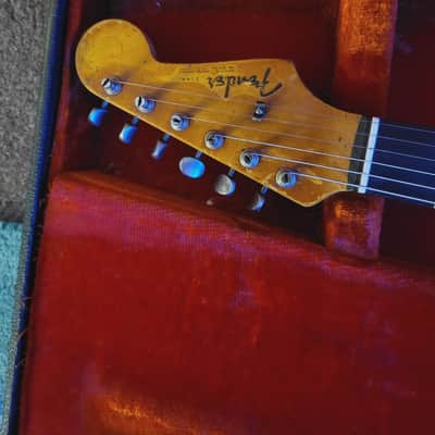 Fender Stratocaster with Rosewood Fretboard 1958 - 1965 - Blue Refin image 19