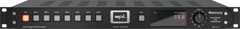 SPL Model 1730 Mercury Mastering D/A Converter 2020 - Black image 1