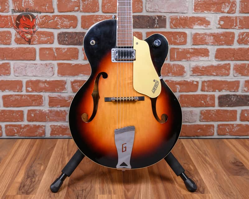 Gretsch 6124 Single Anniversary Model Shaded Golden Sunburst 1960 w/OHSC image 1