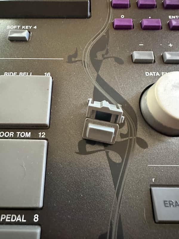Gray button cap for Akai MPC3000LE MPC 3000 LE GREY cursor, soft key, commands BUTTON image 1