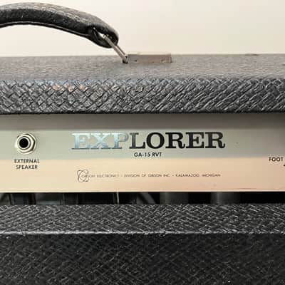 Gibson GA-15RVT Explorer 12-Watt 1x10" Guitar Combo 1965 - 1967 - Black image 5