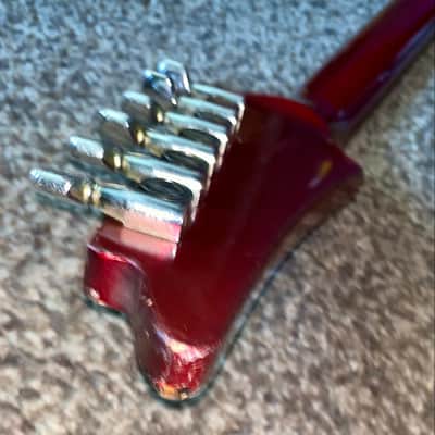 Vintage 1982 Ibanez Rocket Roll II Flying V Fire Red electric guitar made in japan ohsc image 18