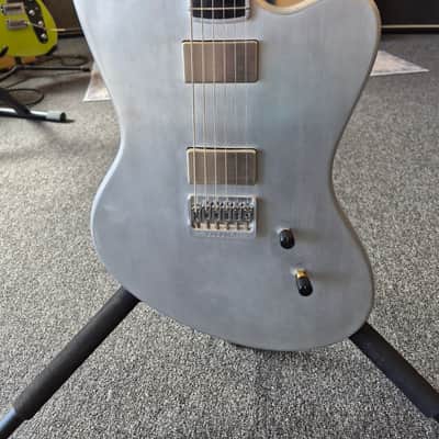 Baguley Dico-6 Brushed Aluminum Electric Guitar - Made in Germany - Includes Gig Bag image 10