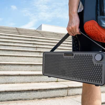 Hotone Pulze AP-30BK Multifunctional Modern Bluetooth Modeling Amplifier Black Edition image 7