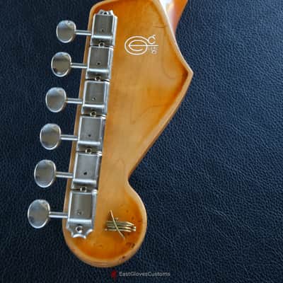 Fender American Stratocaster 40th Anniversary Seafoam Green Made in USA Heavy Aged Relic image 14