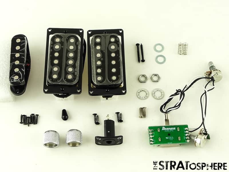 Ibanez GRX70QA Infinity Humbucker HSH PICKUPS POTS KNOBS Ceramic Alnico Black image 1