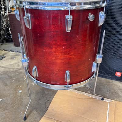 Ludwig Mahogany blew olive badge 18 floor Tom Drum image 3