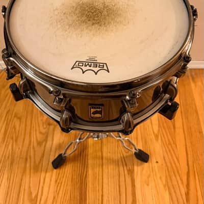 Mapex BPST4651LN Black Panther Machete 14x6.5" Steel Snare Drum 2010s - Brushed Nickel Over Steel image 5