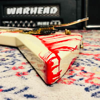 1984 Aria Pro II ZZ Limited Edition Blood Series “Bloody White” - Made In Japan image 11