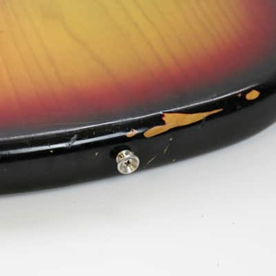 1973 Vintage Fender Jazz Bass Alder Sunburst BODY 1970s USA image 14