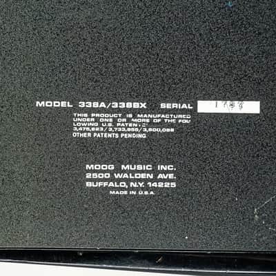 Moog Liberation Keytar Analog Synth w/ Interface & Power Supply Vintage 1980 image 8