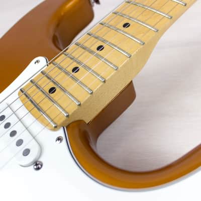 Fender American Standard Stratocaster Neck -  Powerhouse Ultra Quiet Pickups - Caramel Metallic (Rare Finish) image 6