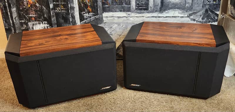 Bose Bose 301 Series IV are 2-way, 3-driver Direct/Reflecting bookshelf speakers 90s  - Walnut wood/Black image 1