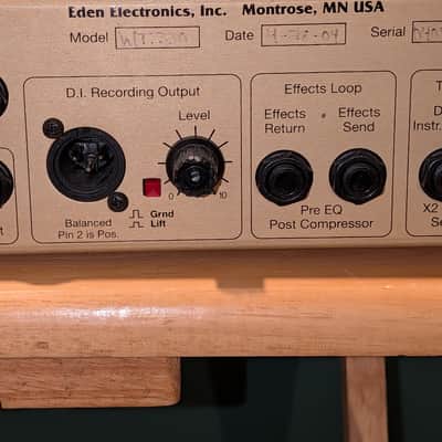 2004 Eden Amplification WT-330 - Black and Gold image 6