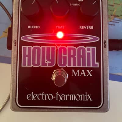 Electro-Harmonix Holy Grail Max Reverb 2014 - Present - Black / Purple / Gray image 4