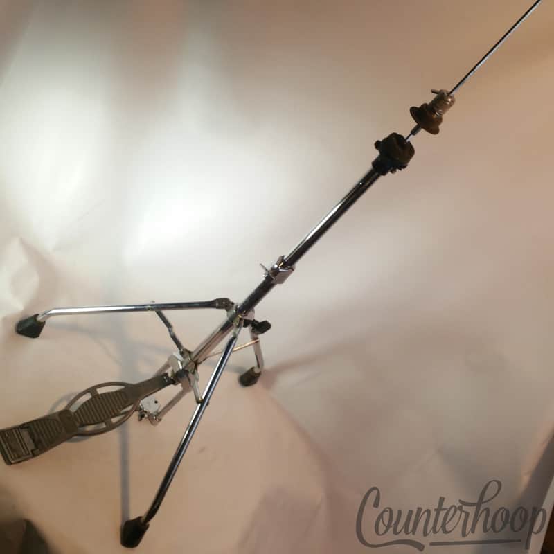 Ludwig Hercules Hi-Hat Cymbal Stand Spur-Lok Chicago Vintage 70s Rubber Feet USA image 1