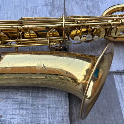 Couf Superba 1 low A bari sax w/ new case image 12