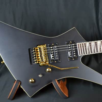 Jackson X Series KEX Kelly, Floyd Rose Tremolo, Satin Black with Gold Hardware, Int'l Buyer Welcome image 2