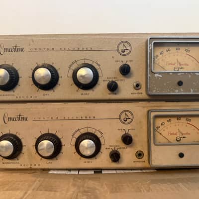 Berlant Concertone preamp pair 1950-1960 - Sand white image 1