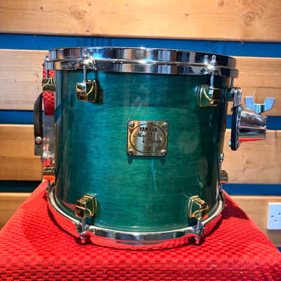 Yamaha Maple Custom Drum Set in Emerald Green image 11