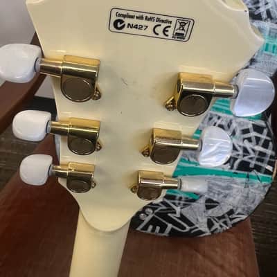 Ibanez AF75TDG-IV Artcore Hollow Body Electric Guitar Ivory With TKL Case image 7
