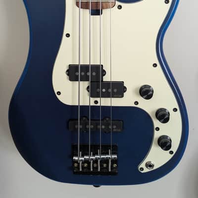 Wide Load PJ Bass - Satin Navy Burst - EMG Geezer Butler - Black Walnut Neck image 1