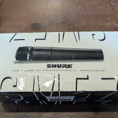 Shure SM57 Cardioid Dynamic Microphone 1984 - Present - Black image 5