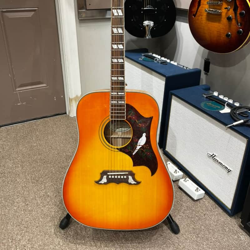 Epiphone Epiphone Dove Studio Acoustic Electric – Violin Burs…