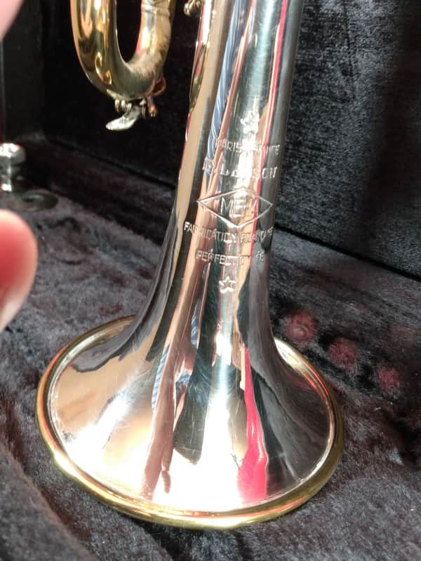 Besson MEHA .470" LARGE BORE 1972 - SILVER & GOLDPLATED image 1