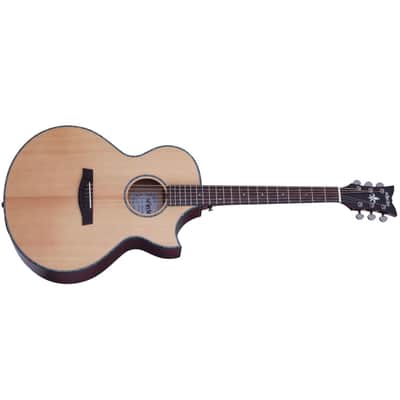Schecter Orleans Stage Cutaway Acoustic w/ Electronics Natural/Vampyre Red Satin