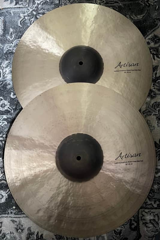 Mint Sabian 18” Artisan Traditional Symphonic Medium (Set) image 1