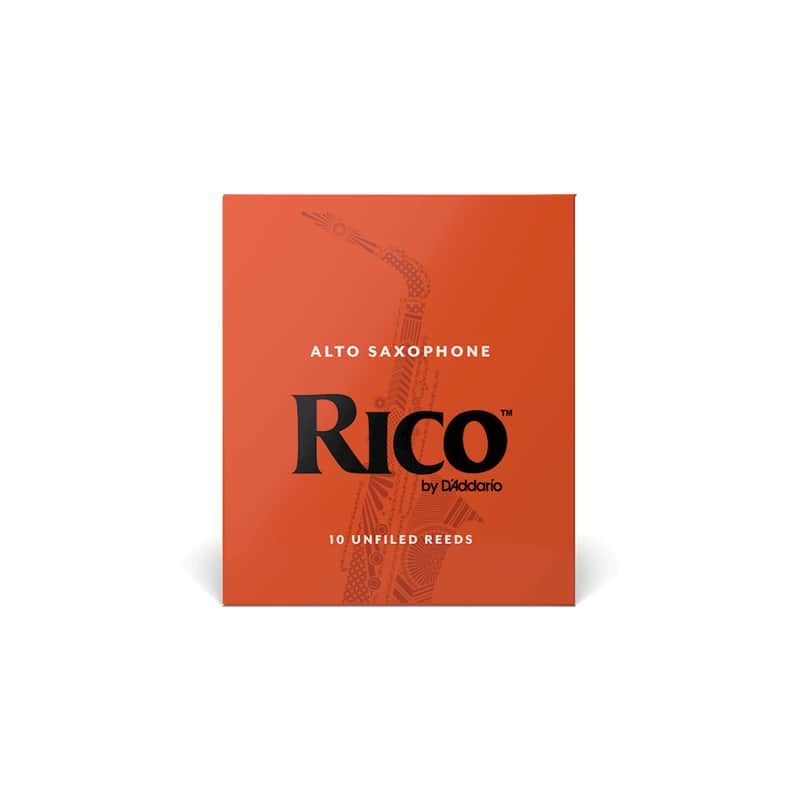 Rico by D'Addario - Alto Saxophone Reeds - Strength 3.0 - Box of 10 image 1