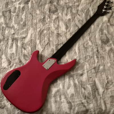 1988 Yamaha RBX200 w/ DiMarzio Pickup - OHSC - Candy Apple Red - Black Gloss Neck - 4-String Bass image 10