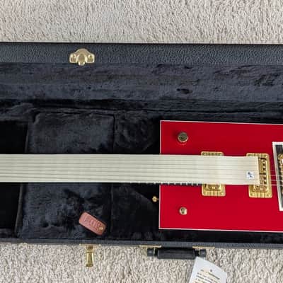 Gretsch G6138 Bo Diddley, "G" Cutout Tailpiece, Ebony Fingerboard, Firebird Red image 4