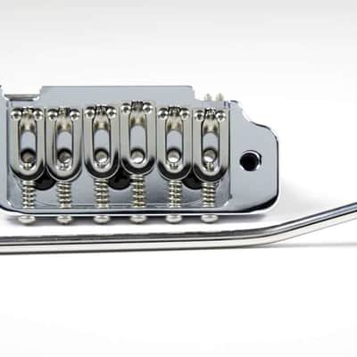 Hipshot Contour 2-Point Strat Tremolo Bridge Chrome - 42mm Block - 42100VC image 2