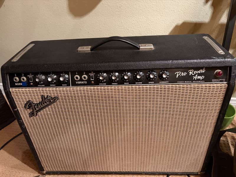 Fender Pro reverb 1966 - Tolex image 1
