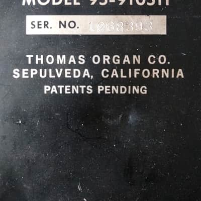 Thomas Organ Cry Baby Model 95-910511 1976 - Black image 7