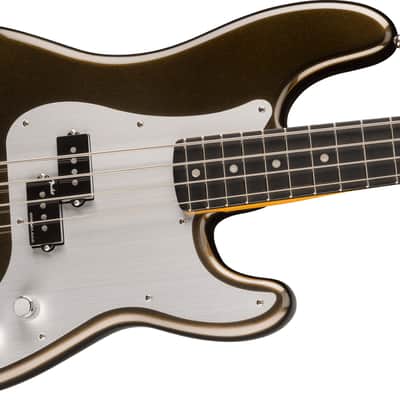 Fender American Ultra II Precision Bass Ebony Fingerboard - Texas Tea image 5
