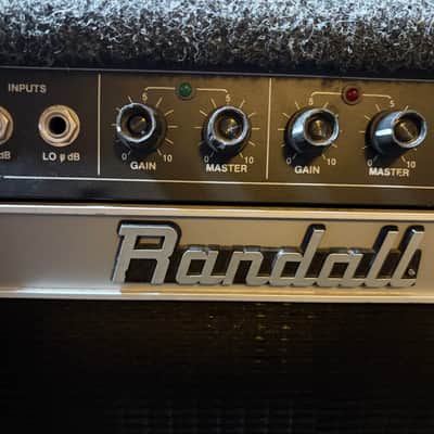 Randall RG80-112SC 2-Channel 80-Watt 1x12" Solid State Guitar Combo 1980s - Black image 2