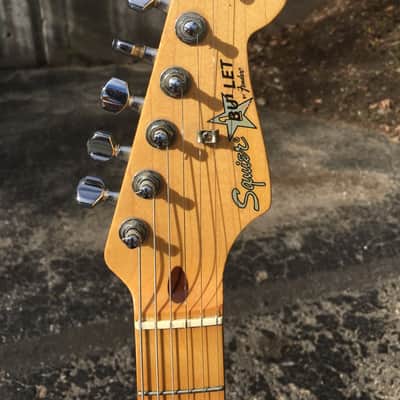 Squier Bullet 1 Japan Telecaster 1980s Black image 3