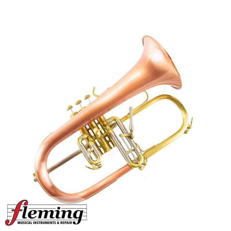 Schilke 1041FLC-L Professional Flugelhorn - Brushed Lacquer with Copper Bell image 1