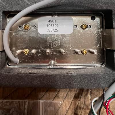 Gibson 490R / 498T Humbucker Set - Chrome image 2