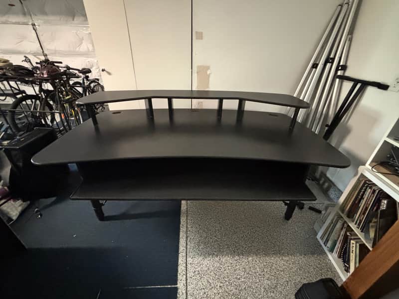 RAB Audio ProRak MK 88 Music Production Desk 2020's - Black image 1