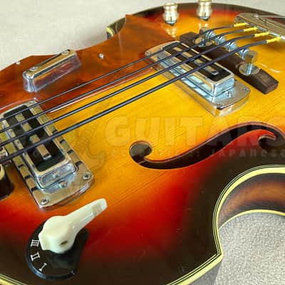 TEISCO FB-2 1968 w/HSC SCROLL HEAD VIOLIN BASS VINTAGE MIJ *RARE* image 22