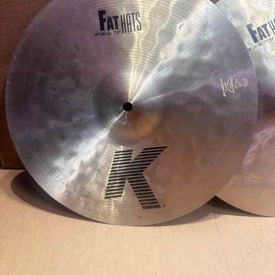 Zildjian K Series 14” Fat Hats Hi-Hats (Top & Bottom) – Made in USA – Matched Pair image 2