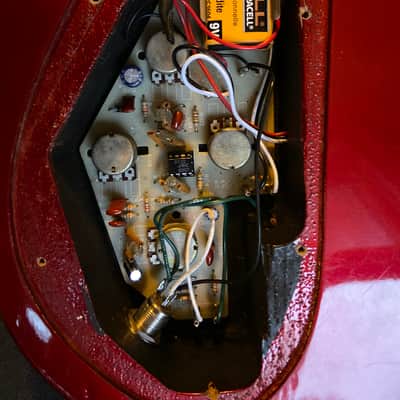 Kramer Forum III 1987 Cherry w EMG X pickups image 5