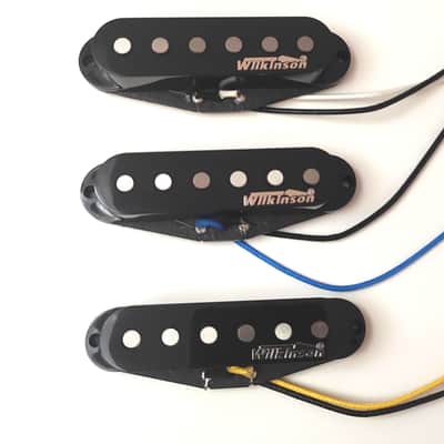 Wilkinson WHS Strat single coil pickup SET, high output. image 1
