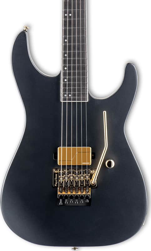 ESP LTD M-1001 Electric Guitar, Ebony Fingerboard, Charcoal Metallic Satin image 1