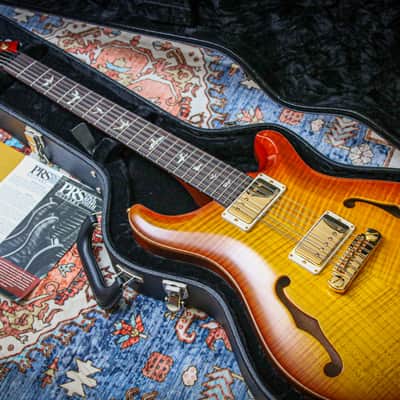 PRS USA Paul Reed Smith Hollowbody 12-String "McCarty Sunburst + Rosewood" (2016) image 1